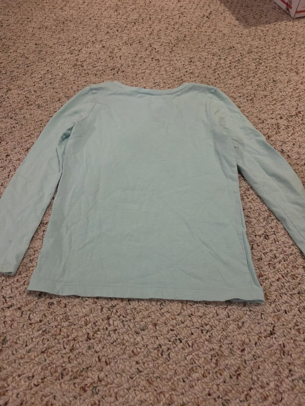 Carter's Light Blue Fox Sequin Long Sleeve Tee